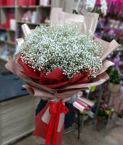 Букет цветов из: Гипсофила в Калининской Краснодарского края