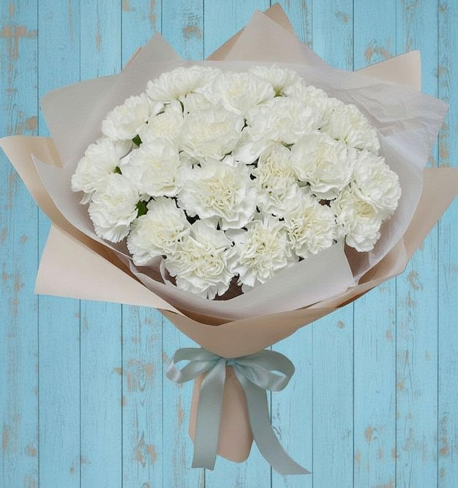 Букет цветов из: Гвоздики в Калининской Краснодарского края