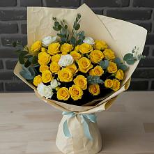 Букет цветов из:  Розы #REPLACE_PRED# Калининской Краснодарского края