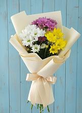 Букет цветов из:  Хризантемы в Калининской Краснодарского края