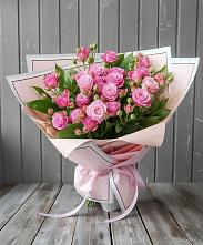 Букет Розовый кустик #REPLACE_PRED# Калининской Краснодарского края