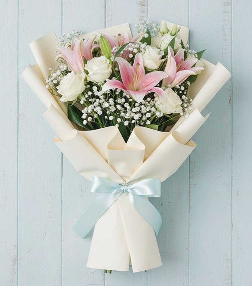 Букет цветов из: Лилии в Калининской Краснодарского края