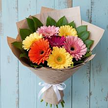 Букет цветов из:  Герберы в Калининской Краснодарского края