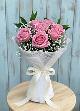 Букет цветов из:  Розы в Калининской Краснодарского края
