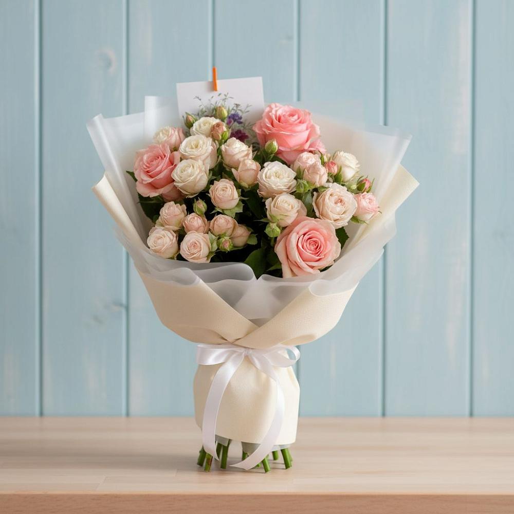 Букет цветов из: Розы в Калининской Краснодарского края