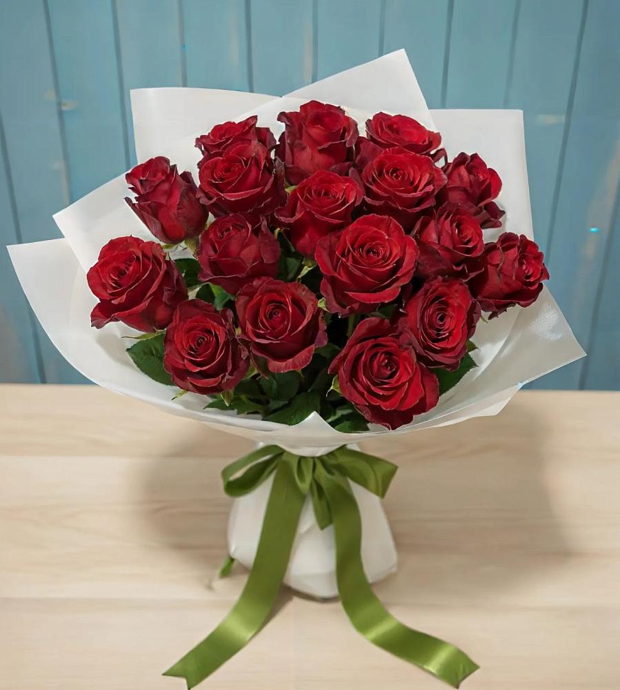 Букет Красные розы в Калининской Краснодарского края