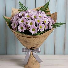 Букет цветов из:  Хризантемы в Калининской Краснодарского края