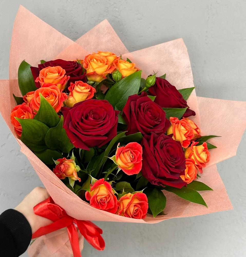 Букет Любовь и восторг в Калининской Краснодарского края