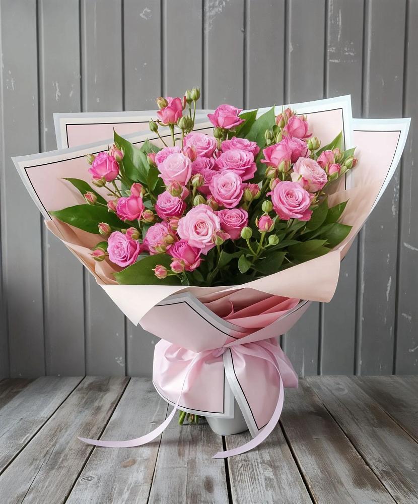 Букет Розовый кустик в Калининской Краснодарского края