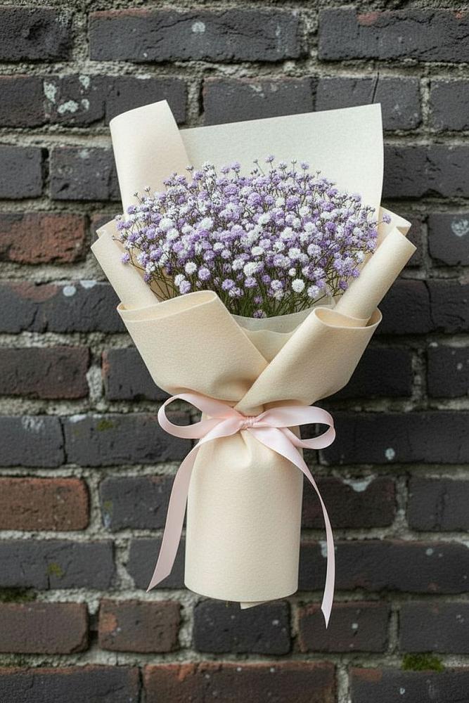 Букет цветов из: Гипсофила в Калининской Краснодарского края