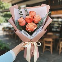 Букет цветов из:  Розы в Калининской Краснодарского края