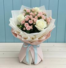 Букет цветов из:  Розы в Калининской Краснодарского края