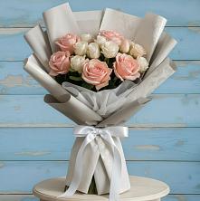Букет цветов из:  Розы в Калининской Краснодарского края