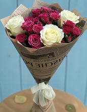 Букет цветов из:  Розы в Калининской Краснодарского края