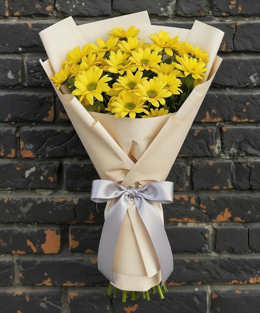 Букет цветов из: Хризантемы в Калининской Краснодарского края