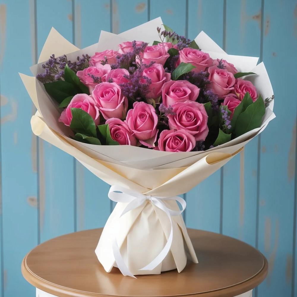 Букет цветов из: Розы в Калининской Краснодарского края