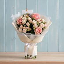Букет цветов из:  Розы #REPLACE_PRED# Калининской Краснодарского края