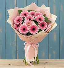 Букет цветов из:  Герберы в Калининской Краснодарского края