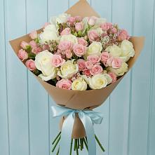 Букет цветов из:  Розы #REPLACE_PRED# Калининской Краснодарского края